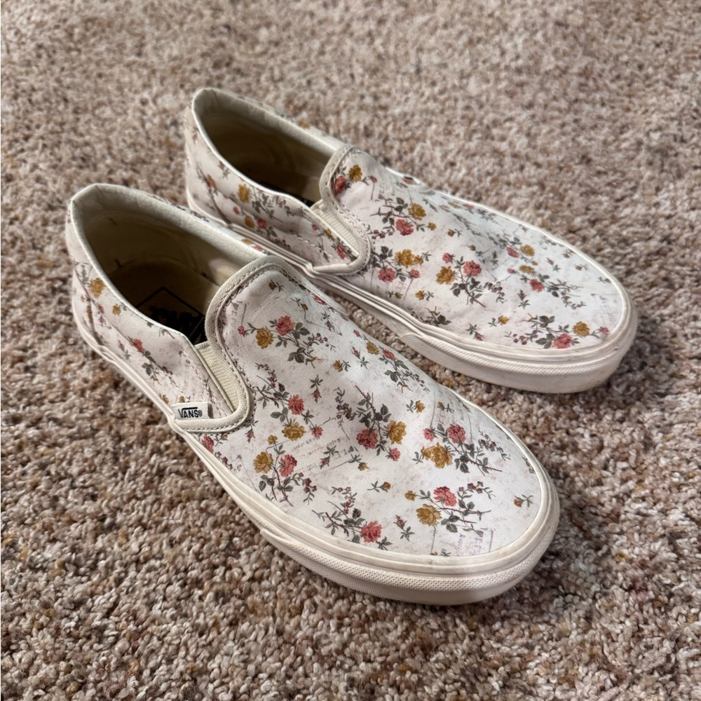 Vans Floral Slip-On Shoes